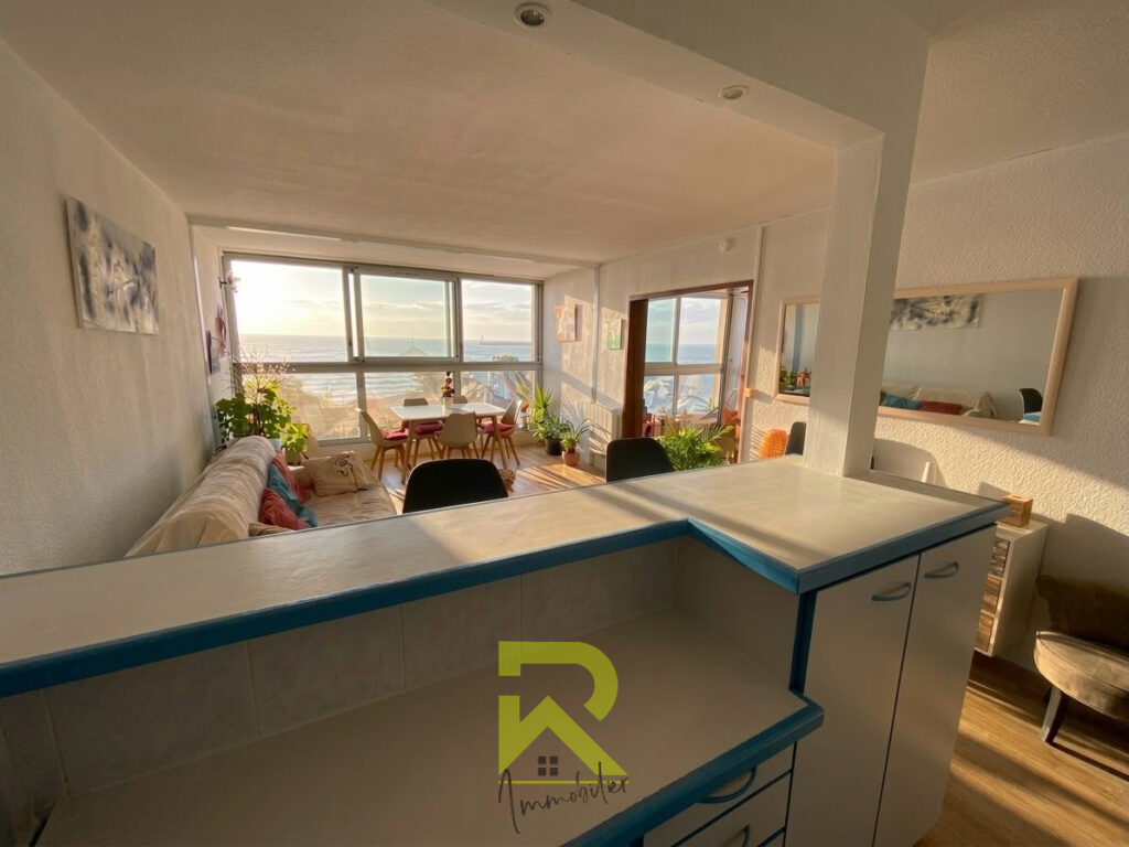Appartement T2 avec une double vue Mer et ascenseur – 2 pièces – 1 chambre – 54.79 m²