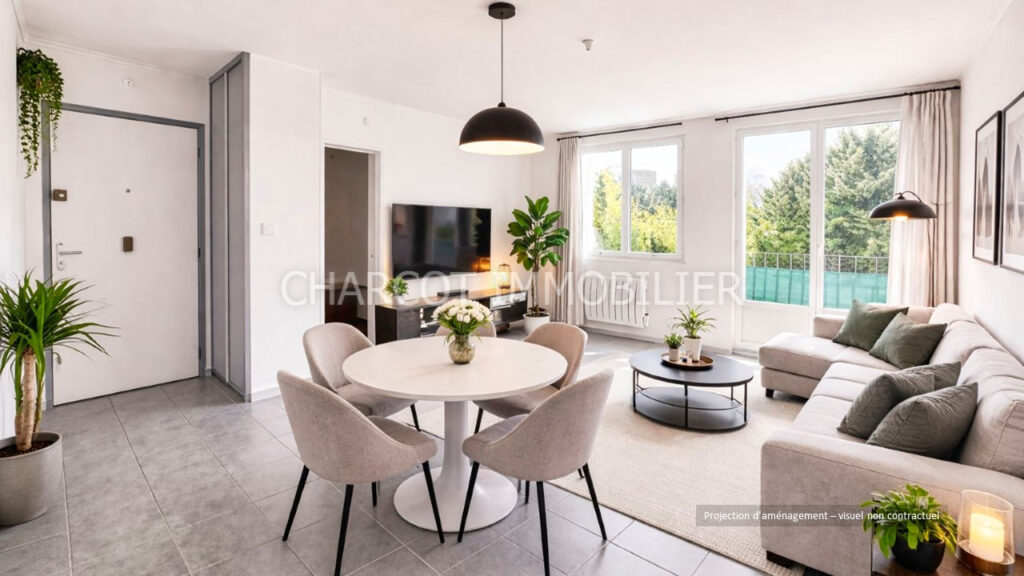 EXCLUSIVITÉ – Proche du POINT DU JOUR, appartement T4, avec  – 4 pièces – 3 chambres – 63 m²
