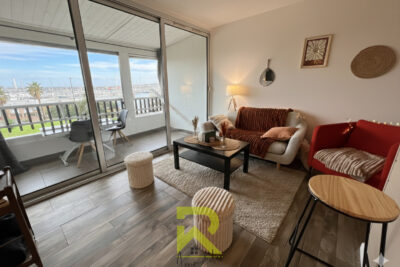 LE CAP D&rsquo;AGDE- DUPLEX 3 PIÈCES- VUE PORT – 3 pièces – 2 chambres – 60 m²