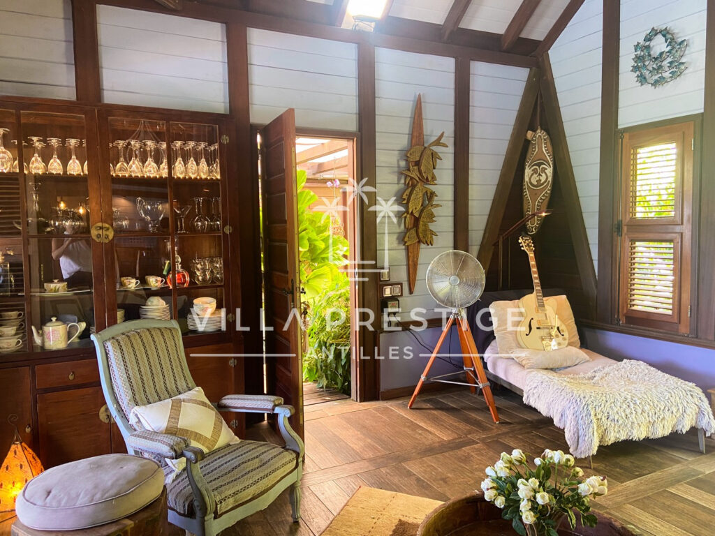Propriété de charme avec vue mer, côte sous-le-vent, – 6 pièces – 4 chambres – 185 m²