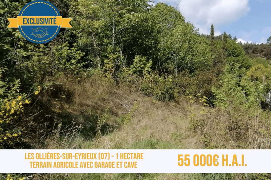 Terrain à vendre à Ollières-sur-eyrieux