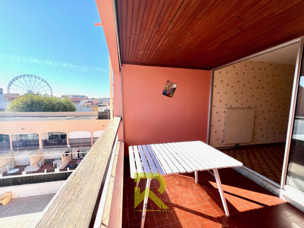 LE CAP D&rsquo;AGDE-APPARTEMENT 2 PIECES AVEC TERRASSE ET GARAGE – 2 pièces – 1 chambre – 38 m²