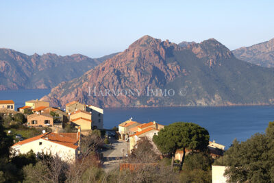 Piana : Terrain avec vue panoramique mer et montagnes – NR pièces – NR chambres – 1648 m²