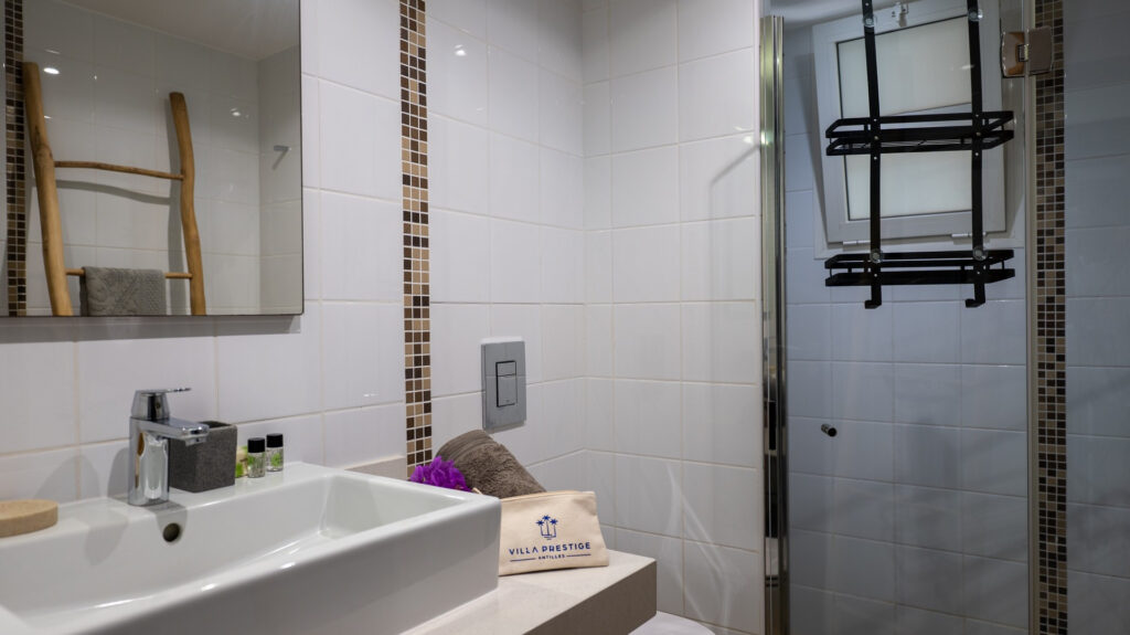 VILLA D&rsquo;EXCEPTION AVEC PLAGE SUR LE LAGON DE ST FRANCOIS – 7 pièces – 6 chambres – 260 m²