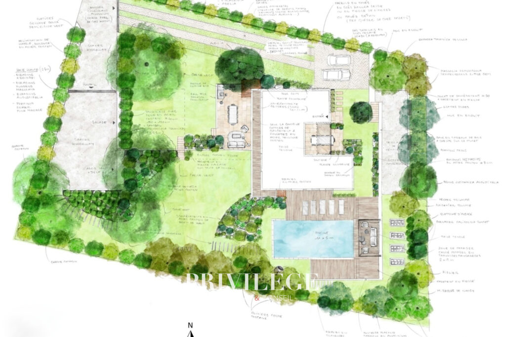 Maison de 325 m2 sur un terrain de plus de 1738 m2 avec vue  – 8 pièces – 6 chambres – 325 m²