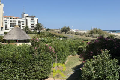 Le Cap D&rsquo;Agde Mail de Rochelongue – vue mer – 3 pièces – 2 chambres – 43 m²