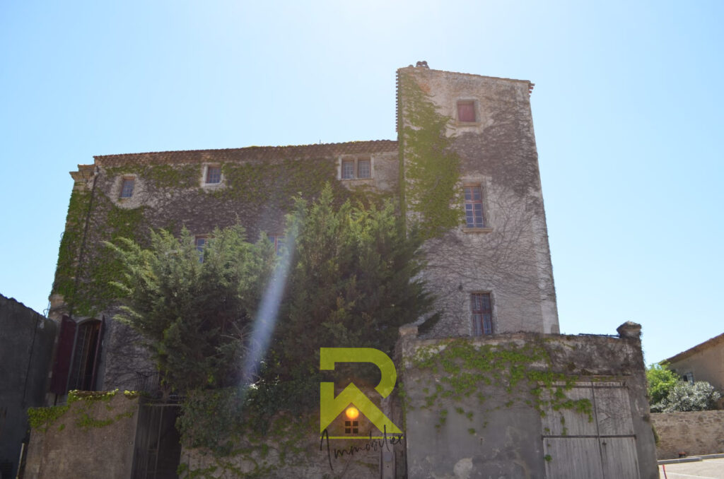 Château dans le minervois proche de Carcassonne – 21 pièces – 12 chambres – 360 m²