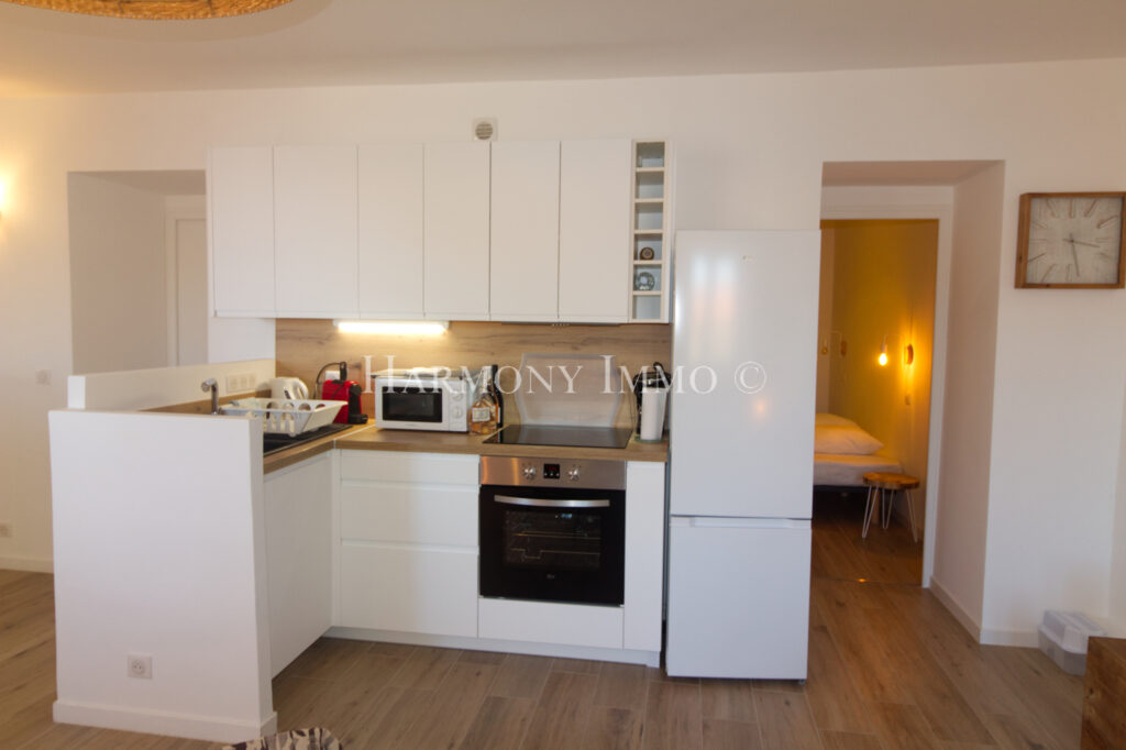 Belle vue mer, à 300m de la plage à pied. – 3 pièces – 2 chambres – 58 m²