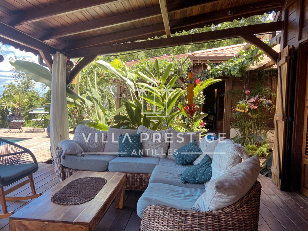 Propriété de charme avec vue mer, côte sous-le-vent, – 6 pièces – 4 chambres – 185 m²