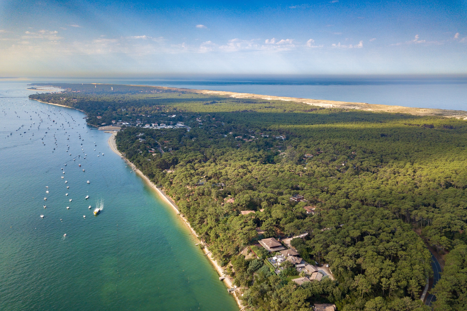 vue aerienne cap ferret