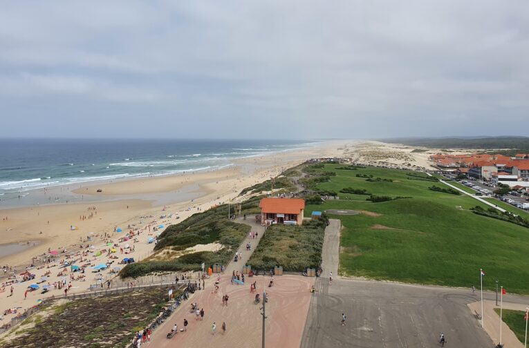 biscarosse vue mer aerienne