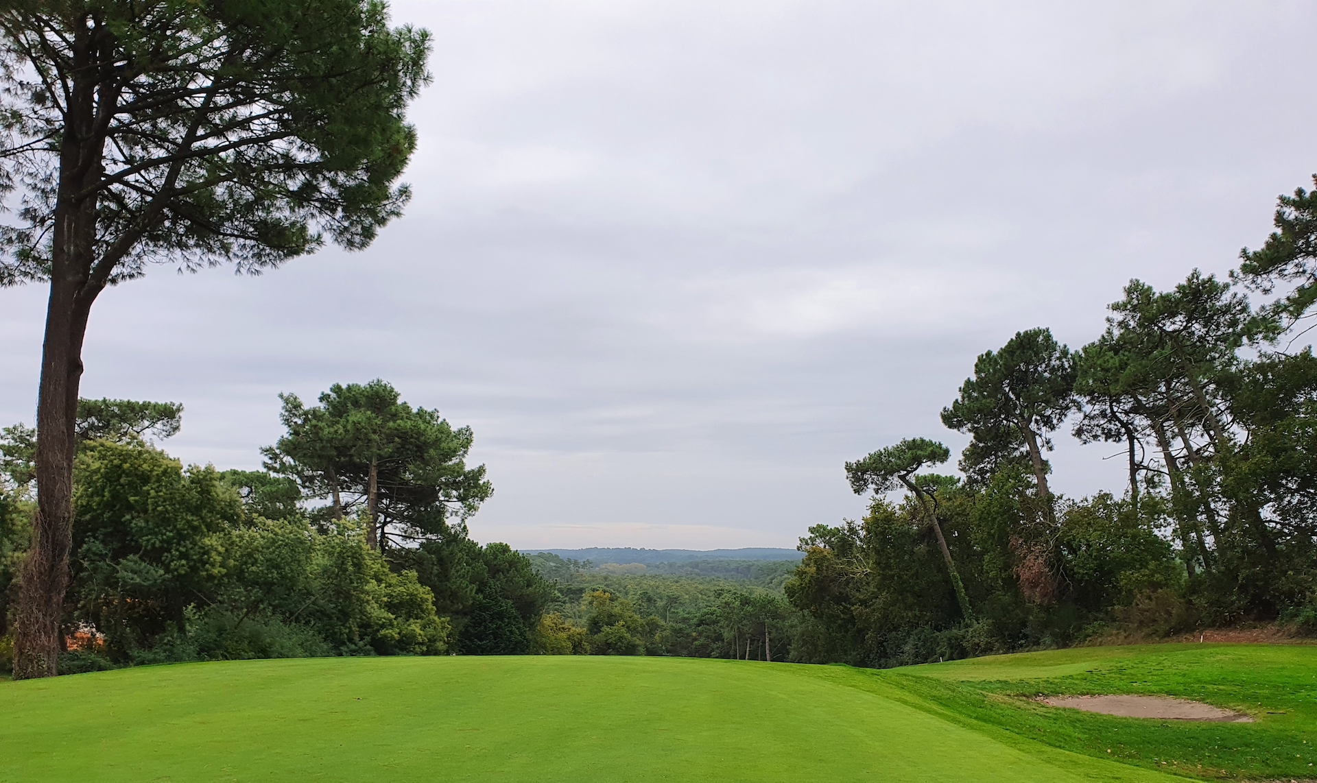 vue golf Arcachon green
