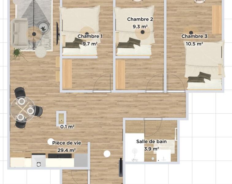 Appartement à vendre à Nancy
