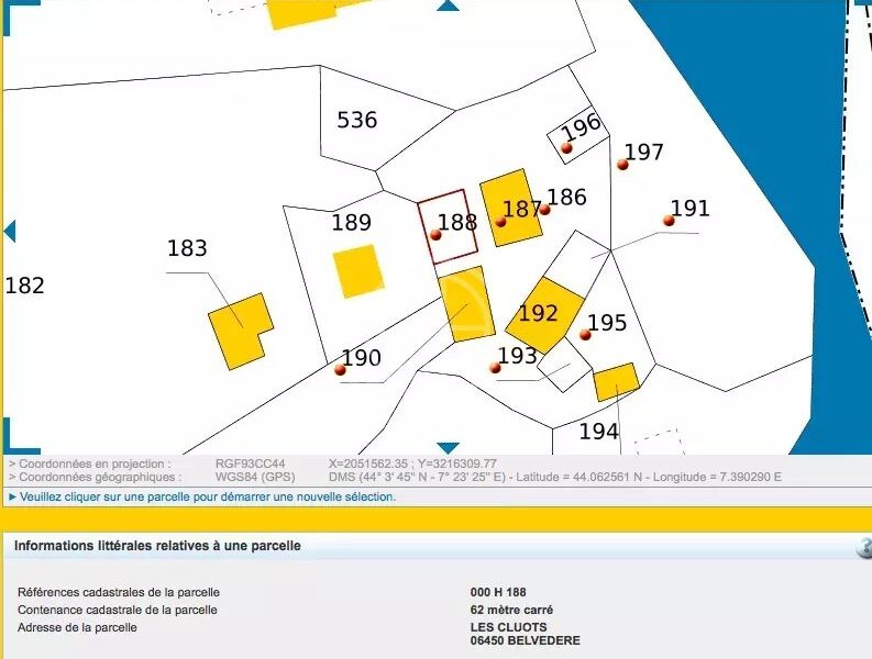 Terrain à vendre à Belvédère