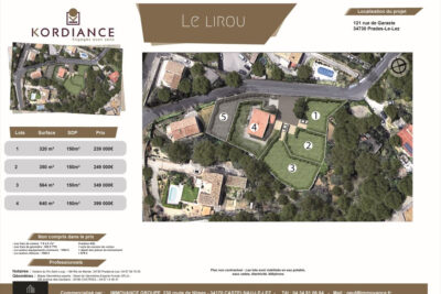 Terrain à vendre à Prades-le-lez