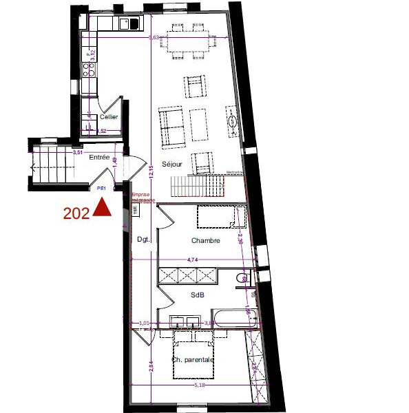 Appartement à vendre à Vauvert