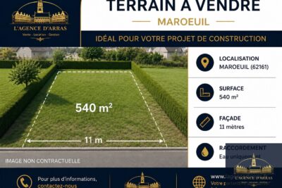 Terrain à vendre à Maroeuil