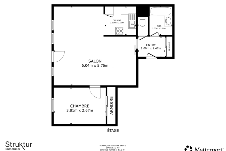 Appartement à vendre à Metz