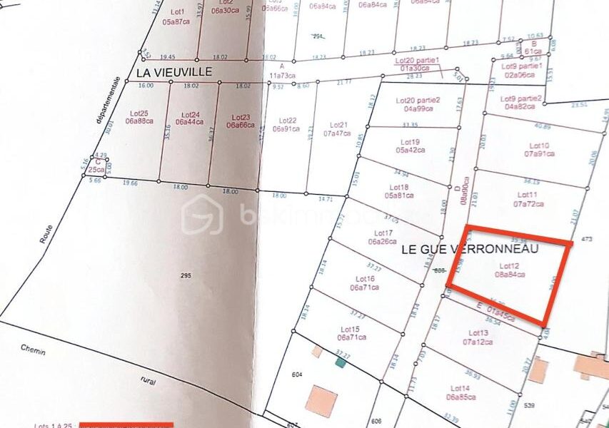 Terrain à vendre à Bonneval — photo 1