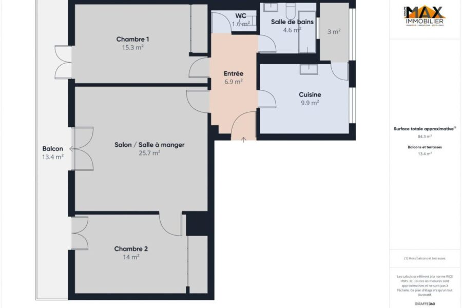 Appartement à vendre à Ajaccio