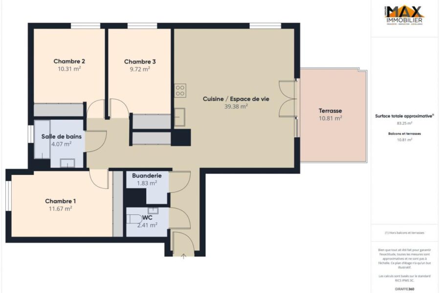 Appartement à vendre à Ajaccio