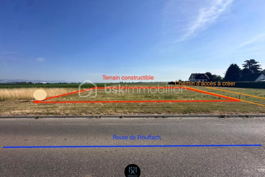 Terrain à vendre à Oberhergheim — Vue montagne — photo 3