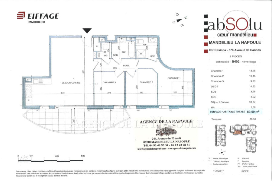 Appartement à vendre à Mandelieu-la-napoule