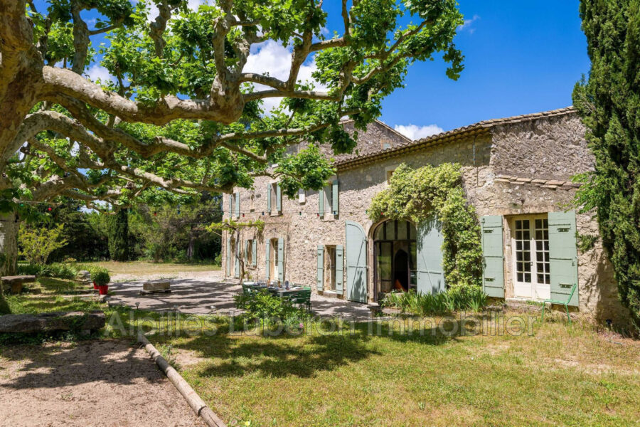 Maison à louer à Eygalières — Vue parc — photo 2