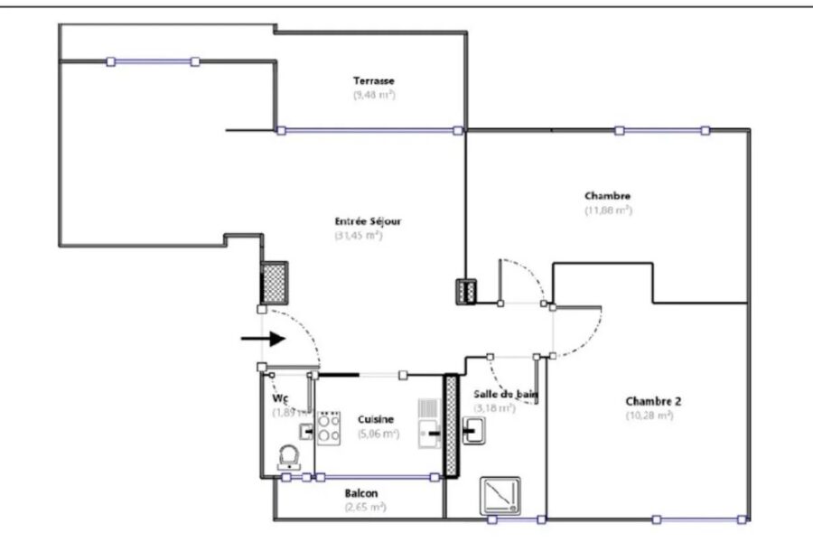 Appartement à vendre à Villefranche-sur-mer