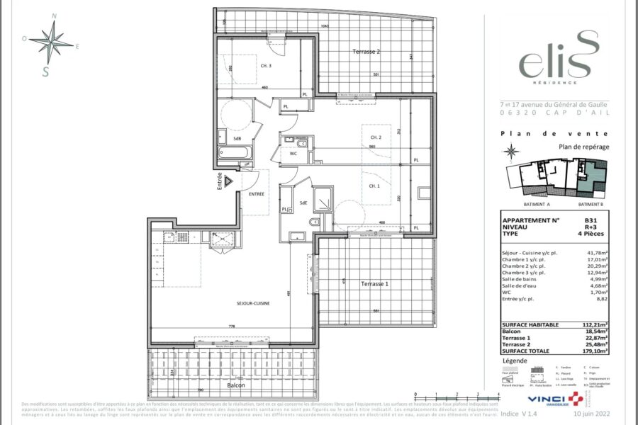 Appartement à vendre à Cap-d&rsquo;ail