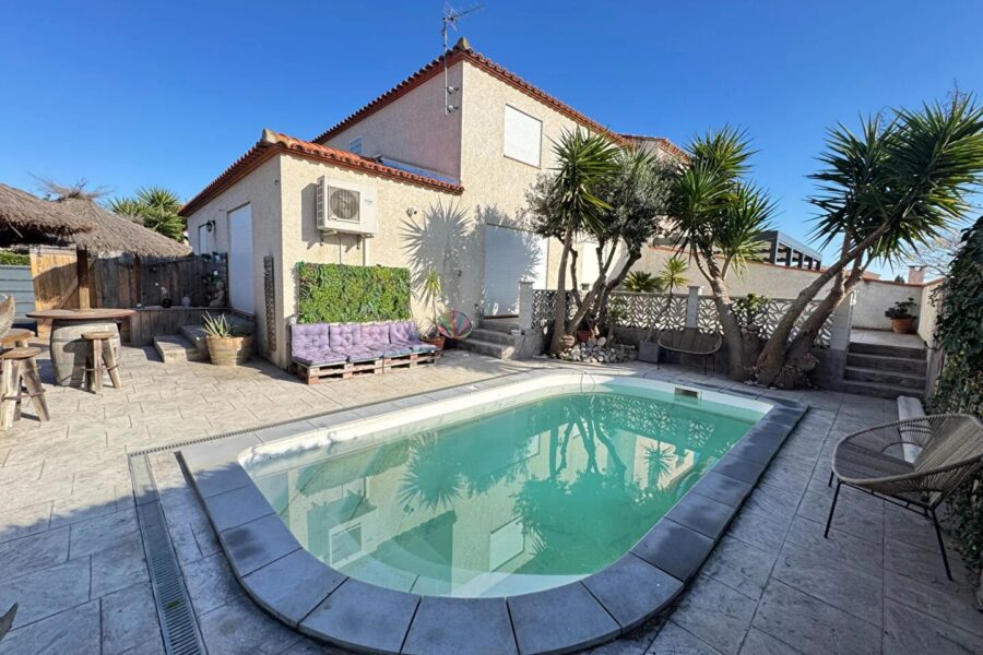Maison à vendre à Villelongue-de-la-salanque — Vue parc & jardin — photo 2