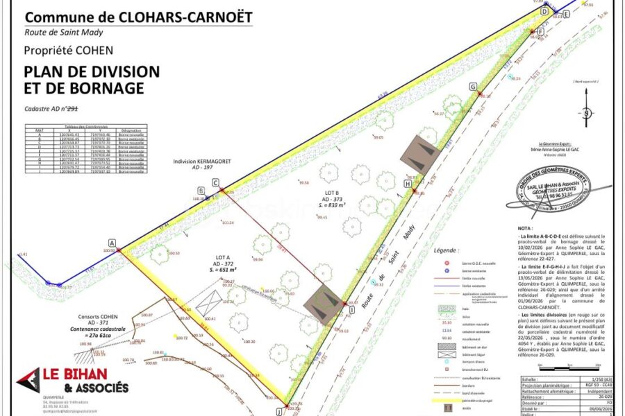 Terrain à vendre à Clohars carnoet — Vue dégagée — photo 4