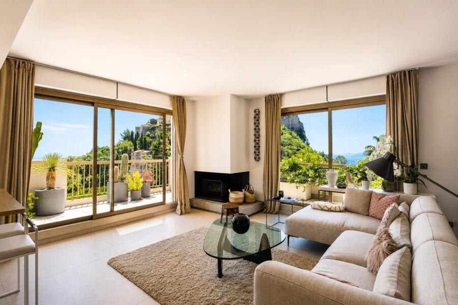 Appartement à louer à Èze — Vue mer — photo 6