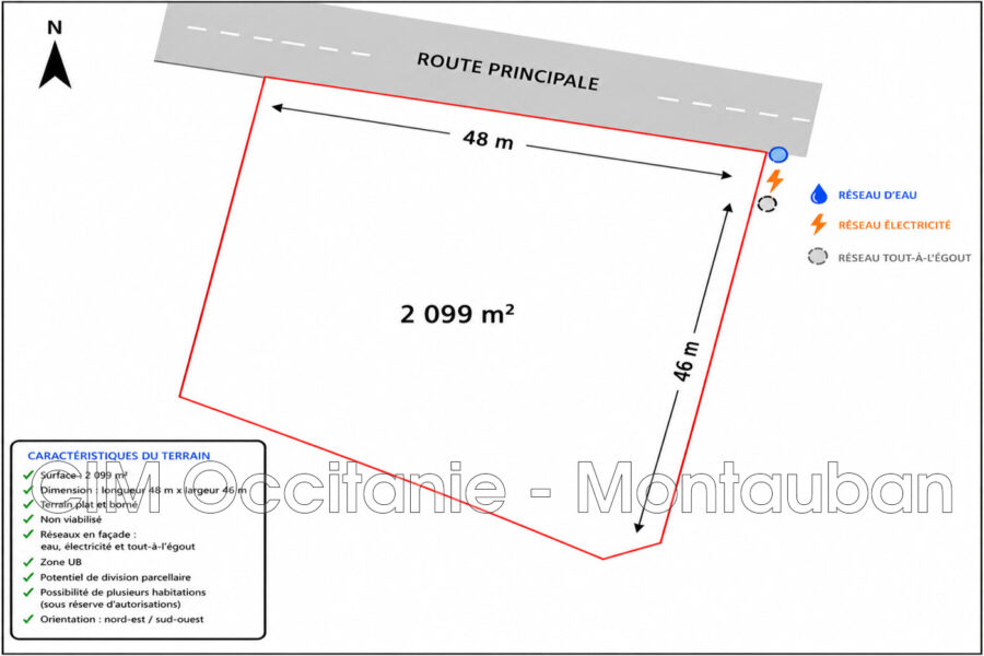 Terrain à vendre à Malause — Vue dégagée — photo 6