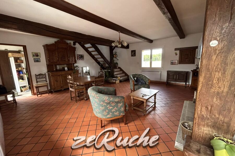 Maison à vendre à La chapelle-du-bois-des-faulx — Vue parc & jardin — photo 14