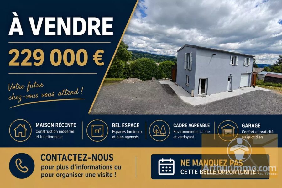 Maison à vendre à Banassac — Vue montagne — photo 13