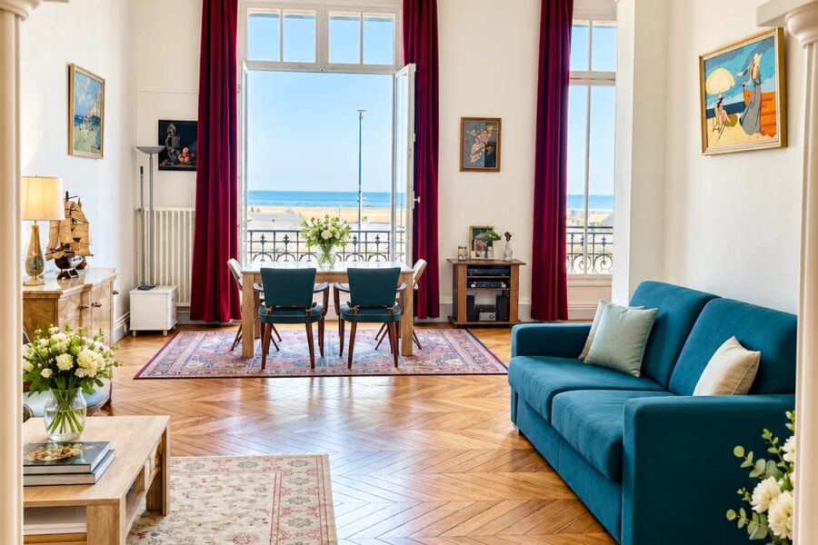 Appartement à vendre à Trouville-sur-Mer — Vue mer — photo 2