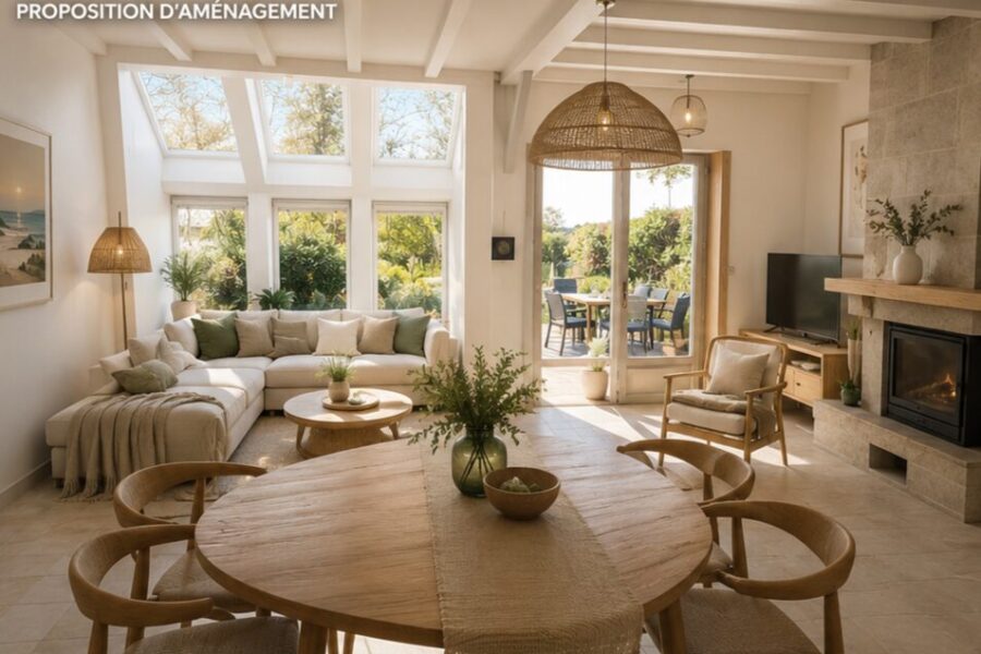 Maison à vendre à Le hézo — Vue fleuve — photo 6