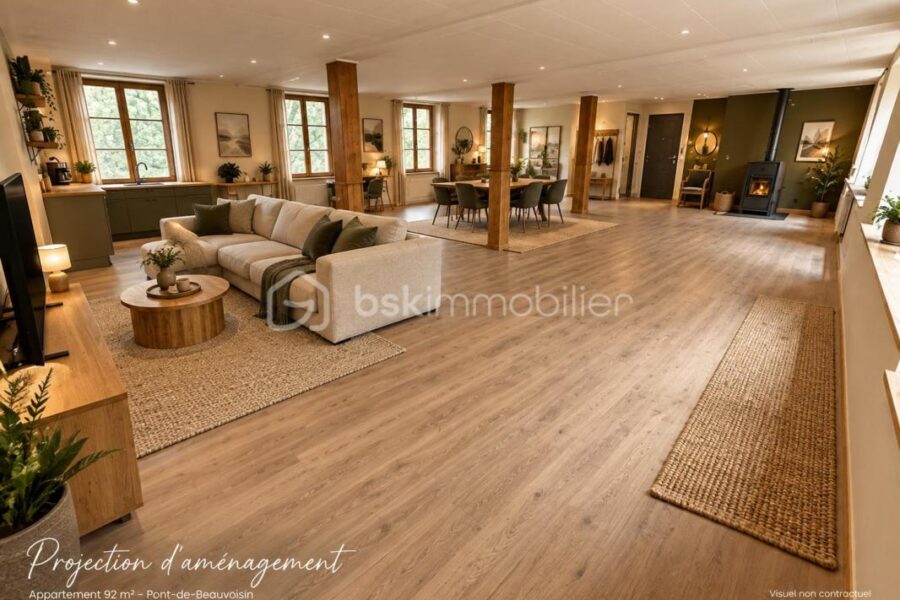 Appartement à vendre à Le pont de beauvoisin — Vue fleuve — photo 2