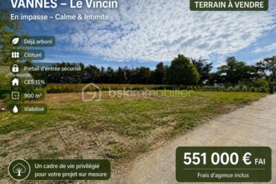 Terrain à vendre à Vannes