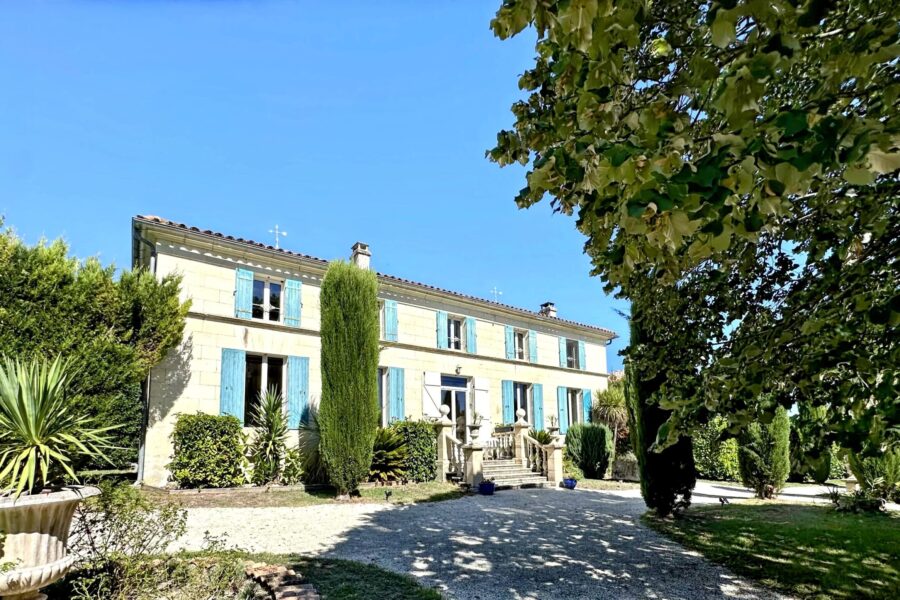 Maison à vendre à Saint-dizant-du-gua — Vue parc & jardin — photo 4