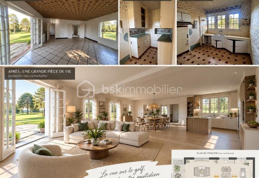 Maison à vendre à Neufchatel hardelot — Vue golf — photo 6