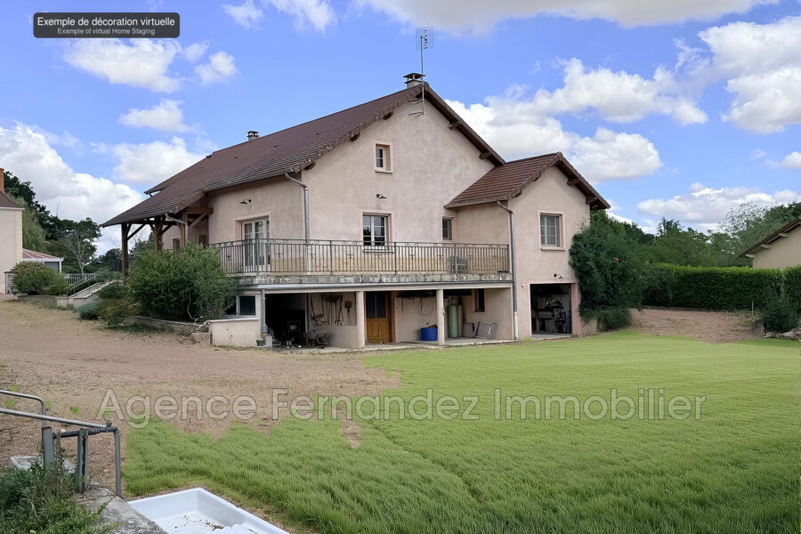 Maison à vendre à Chenay-le-châtel — Vue sur la ville — photo 2