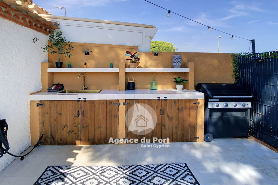 Maison à vendre à Saint-cyprien-plage — Vue parc & jardin — photo 12