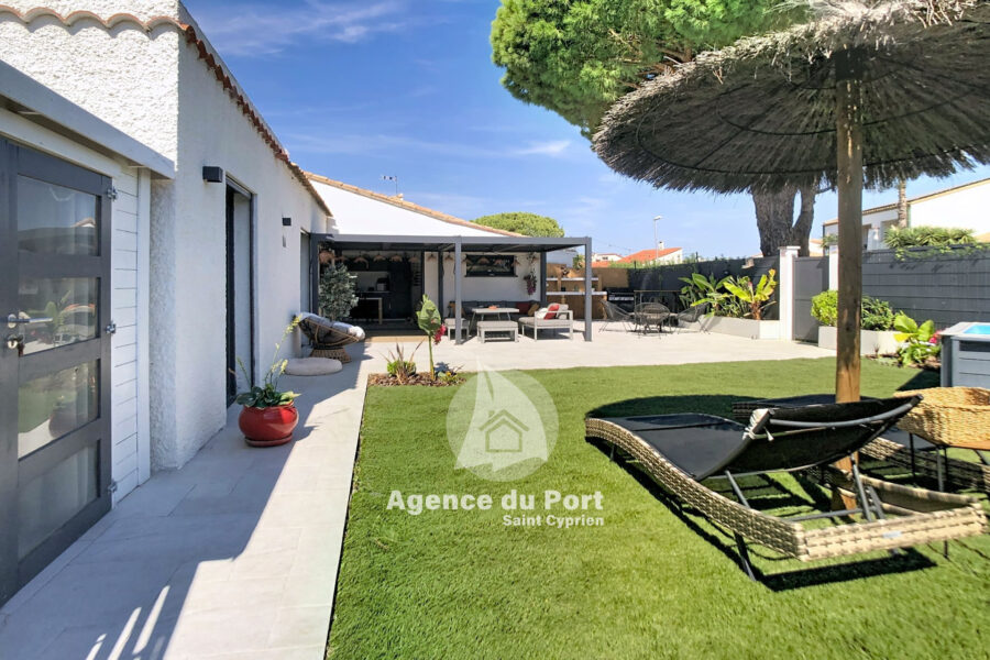 Maison à vendre à Saint-cyprien-plage — Vue parc & jardin — photo 13