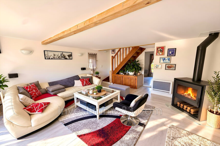 Maison à vendre à Pourrières — Vue parc & jardin — photo 5