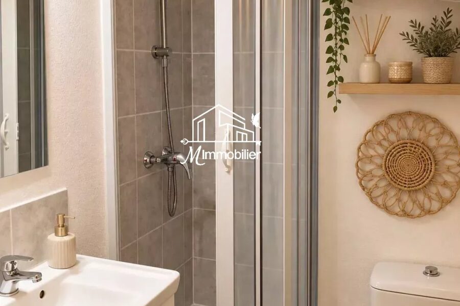 Appartement à louer à Saint-Pierre-la-Mer — Vue mer — photo 9