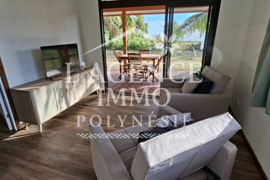 Maison à louer à Moorea-maiao — Vue mer — photo 1