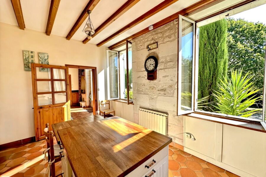 Maison à vendre à Saint-dizant-du-gua — Vue parc & jardin — photo 9