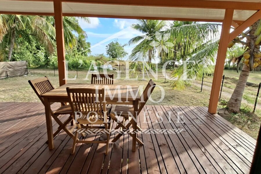 Maison à louer à Moorea-maiao — Vue mer — photo 2